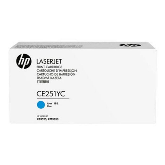  Original HP CE251YC Tóner Cian 7.000 páginas para CP3525, CM3530 + Nuevo +, 111746, by HP