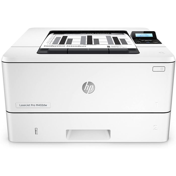  HP LaserJet M402dw Láser A4 B/N USB LAN WIFI Dúplex 49 469 páginas impresas, 128079, by HP