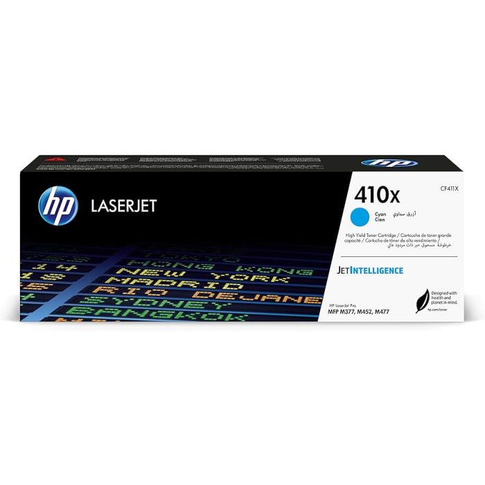 Original HP CF411X - 410X Tóner Cian para 5.000 páginas + Nuevo +, 115796, by HP Original HP CF411X - 410X Tóner Cian para 5.000 páginas + Nuevo +, 115796, by HP