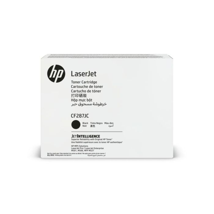 Original HP CF287JC Tóner Negro para 19.500 páginas + NUEVO +, 115805, by HP Original HP CF287JC Tóner Negro para 19.500 páginas + NUEVO +, 115805, by HP