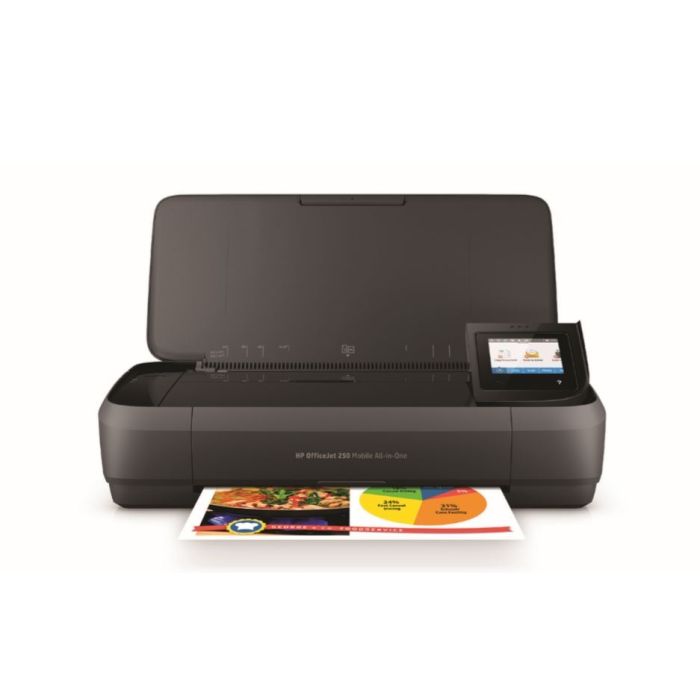  HP OfficeJet 250 Mobile Todo en uno color A4 EXDEMO 12 ppm sin WLAN, 126750 126751 126752 126753 126754 126755  ..., by HP