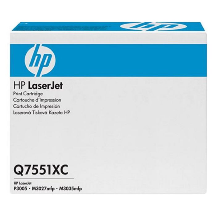 Original HP Q7551XC / 51X Toner Negro para LJ M3027 M3035 P3005 + NUEVO +, 117263, by HP Original HP Q7551XC / 51X Toner Negro para LJ M3027 M3035 P3005 + NUEVO +, 117263, by HP