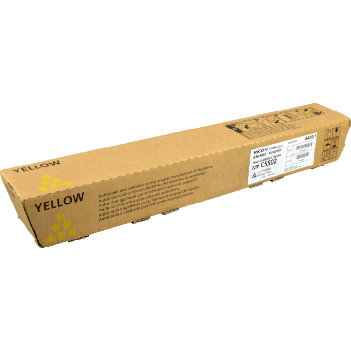 Ricoh MP C5502, Tóner Amarillo, Código EPD 842021 + NUEVO y embalaje original +, 118274(4), by Ricoh Ricoh MP C5502, Tóner Amarillo, Código EPD 842021 + NUEVO y embalaje original +, 118274(4), by Ricoh
