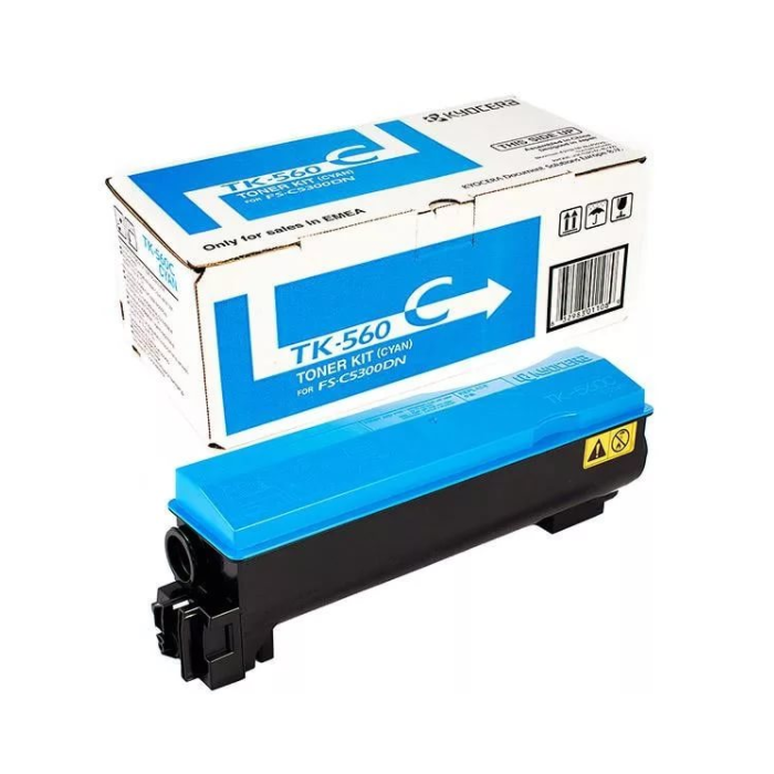Tóner Cian Kyocera TK-560C – Nuevo y Precintado, Original, compatible con ECOSYS P6030cdn, 117661, by Kyocera Tóner Cian Kyocera TK-560C – Nuevo y Precintado, Original, compatible con ECOSYS P6030cdn, 117661, by Kyocera
