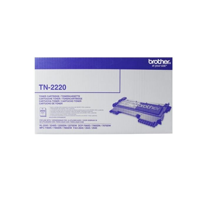  Tóner Brother TN-2220 Negro NUEVO & En Caja Original, 129207, by Brother