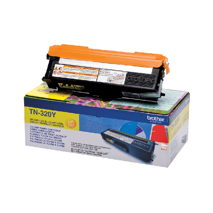 Original Brother TN-320Y Toner Gelb + NEU & OVP +, 69649, by Brother Original Brother TN-320Y Toner Gelb + NEU & OVP +, 69649, by Brother